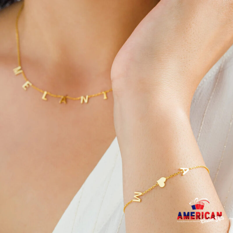 Letter Bracelet, Letter Initial Bracelet, Christmas Gift, Bridesmaid Bracelet, Custom Letter Bracelet, Couple Bracelets, Mothers Day Gift